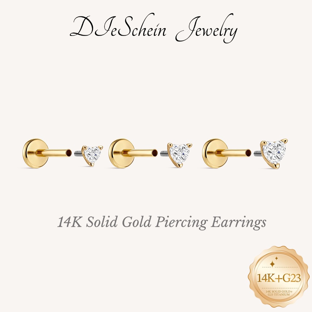 Body Jewelry Ear - DIeSchein Boucles d'oreilles à clous en