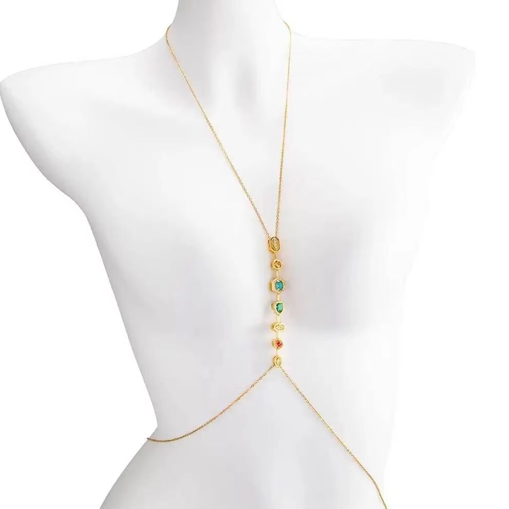 Body Chain Jewelry - Chaîne de corps PuRui exquise en