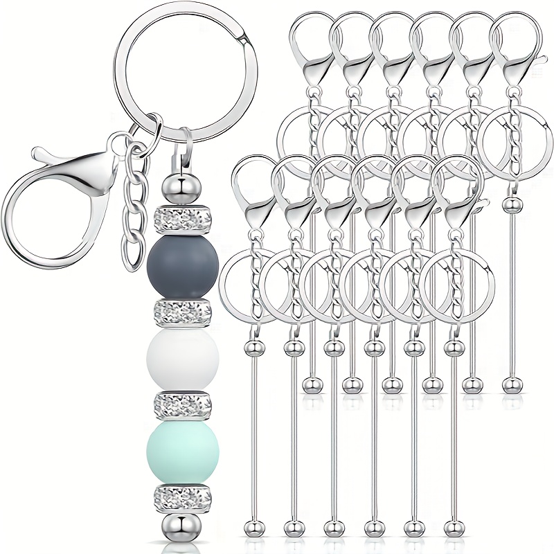 Body Jewelry Unique - Lot de 12 porte-clés en fer