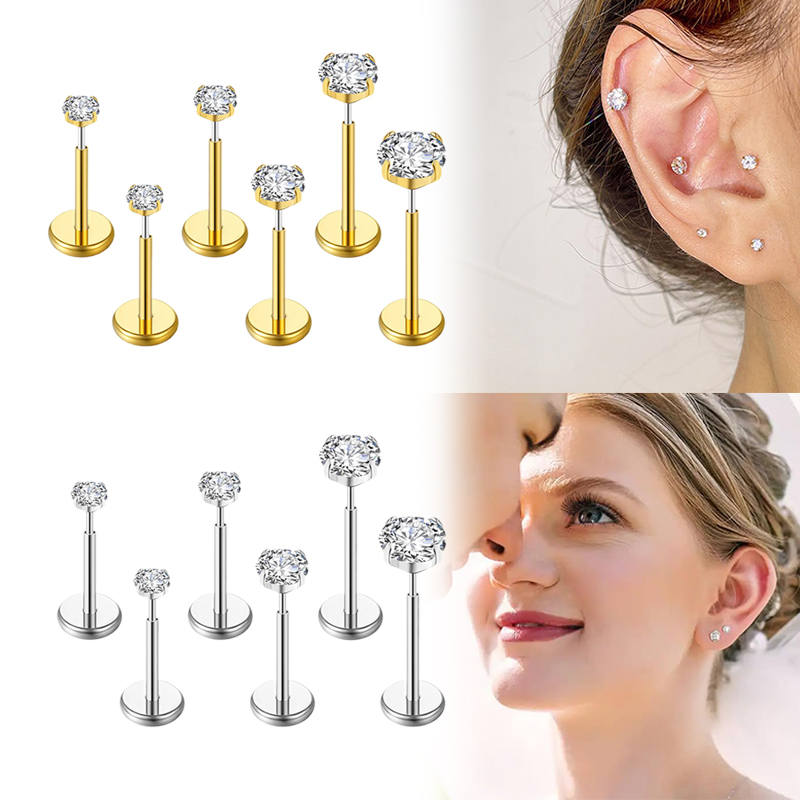 Body Jewelry Lip Ring - Anneaux de piercing sans filetage en