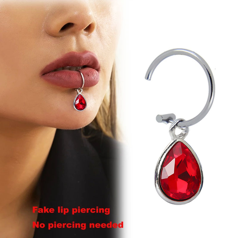 Faux Piercing en Acier Inoxyda - Body Jewelry Lip Ring avis et prix