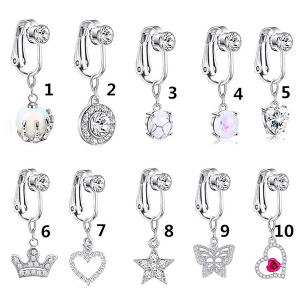 Accessoires Clip sur boucles d - Body Jewelry And Earrings avis et prix
