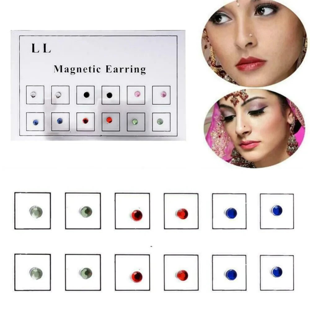 12 pièces/carte faux tricheur  - Body Jewelry And Earrings avis et prix