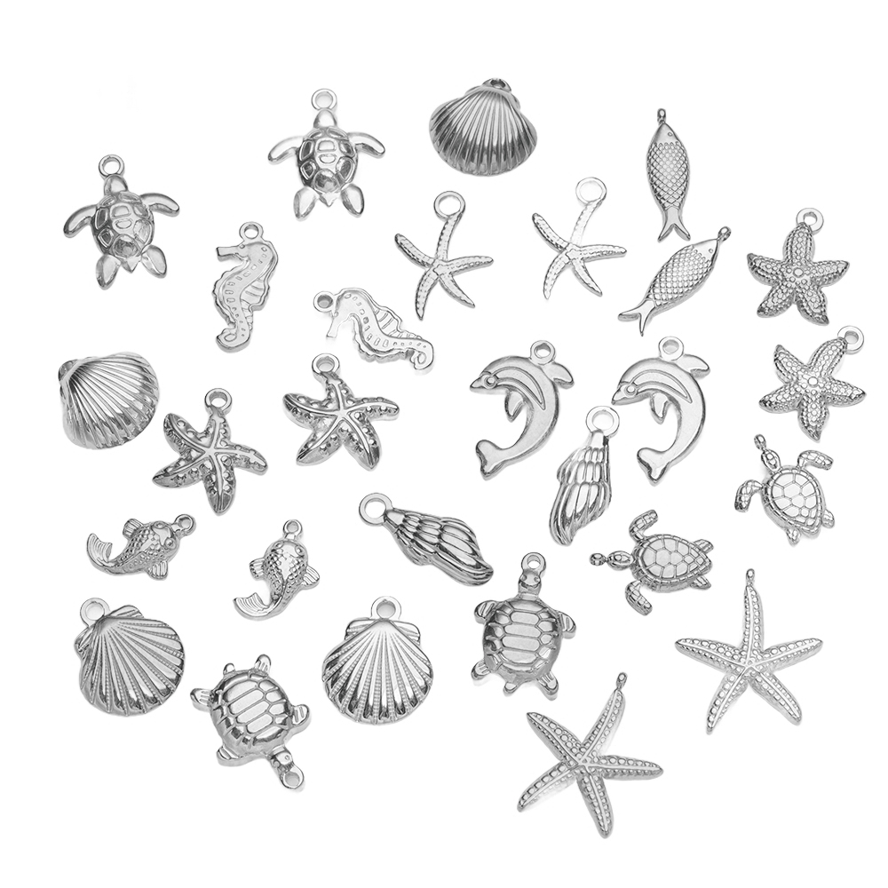 10 Breloques d'été en Acier In - Body Jewelry Beach avis et prix