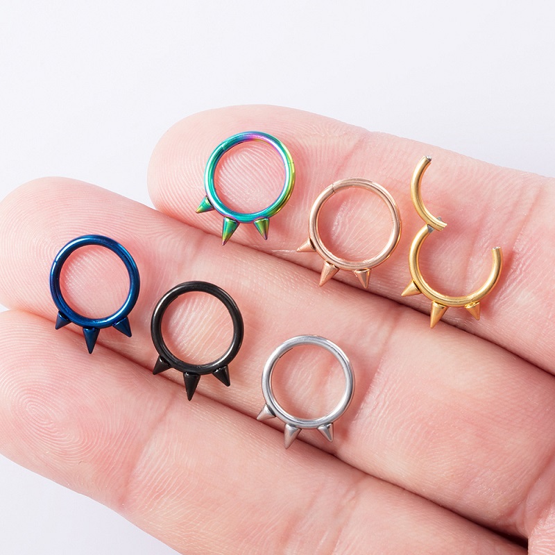 1 pièce, 8/10 mm, en acier ino - Body Jewelry Lip Ring avis et prix