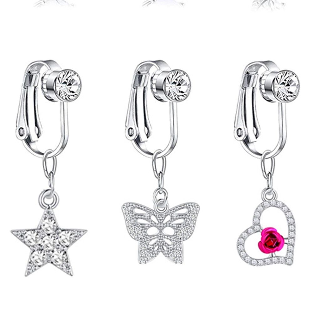 Boucles d'oreilles papillon à  - Body Jewelry And Earrings avis et prix