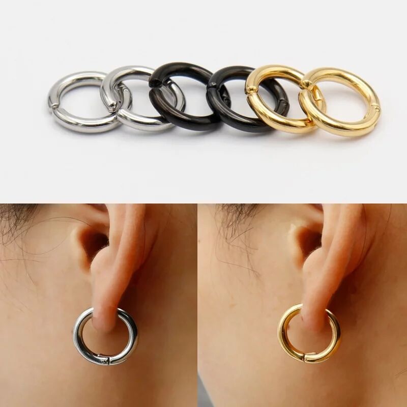 2/6 pièces fausses boucles d'o - Body Jewelry And Earrings avis et prix