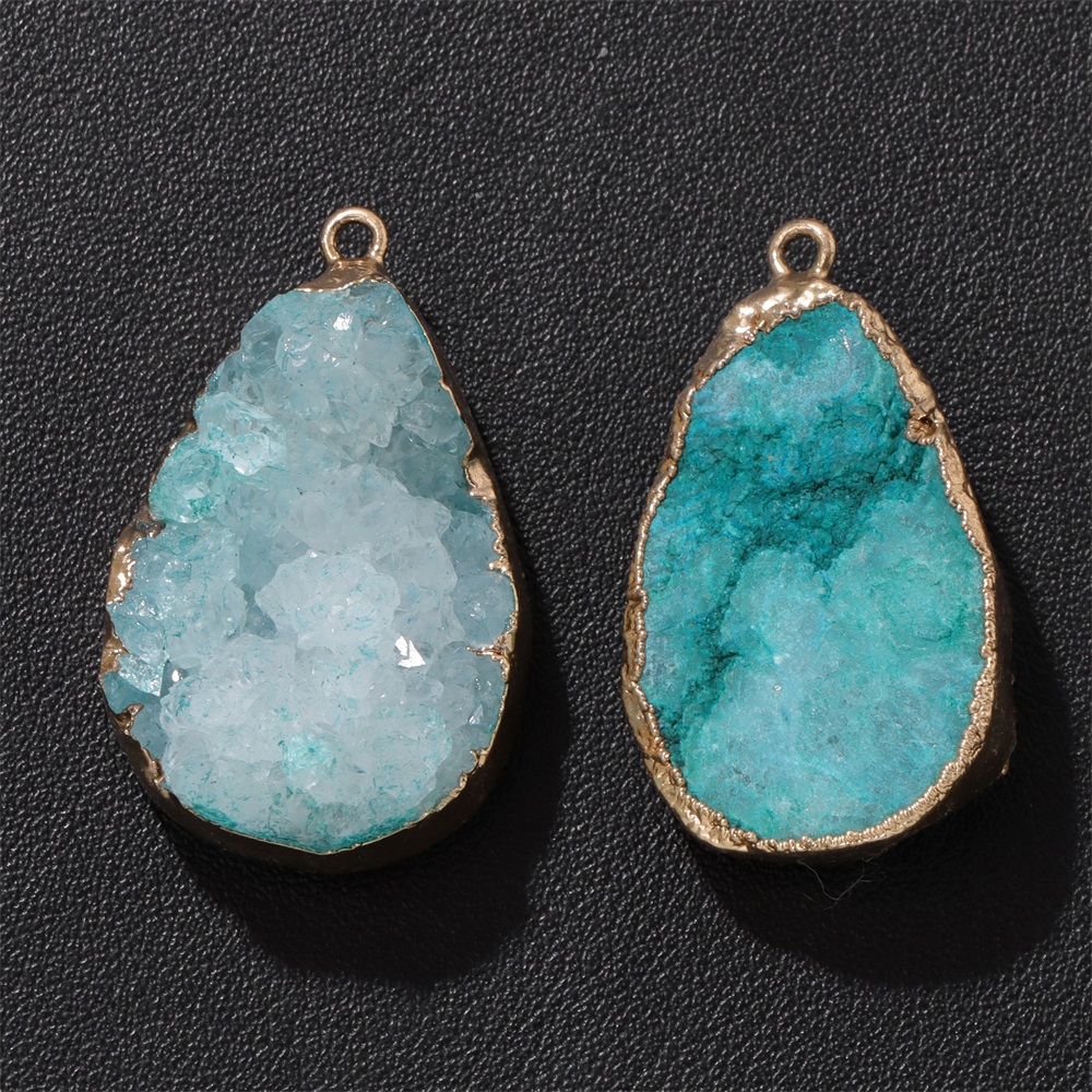 Pendentif géode d'agate nature - Body Jewelry Unique avis et prix