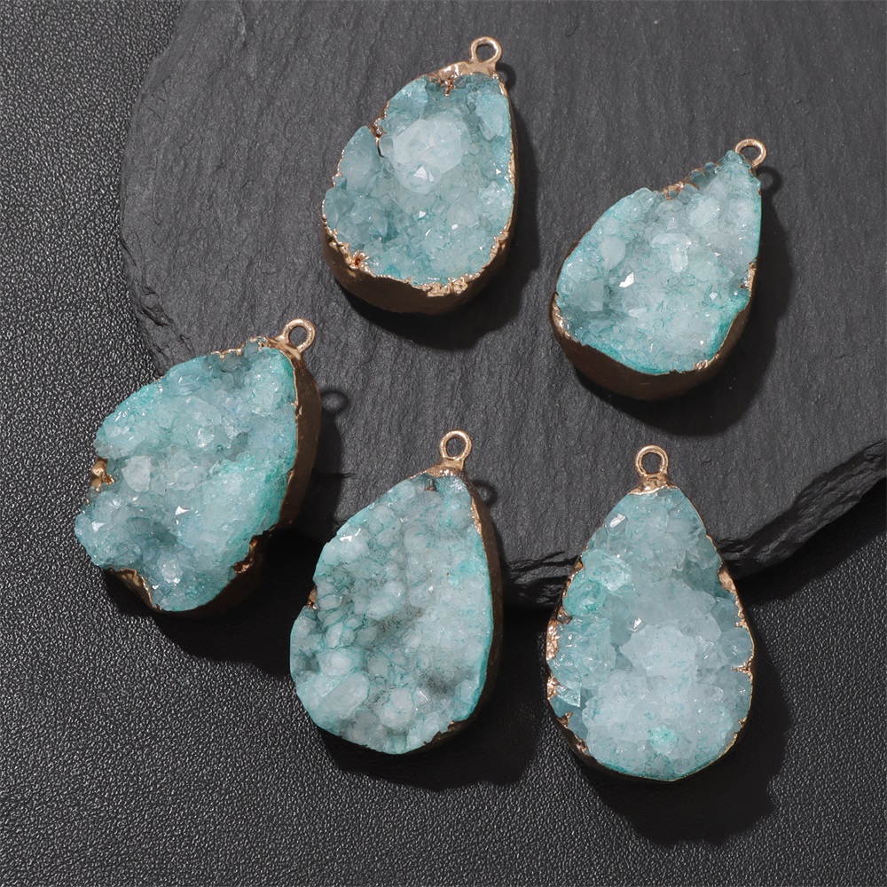 Pendentif géode d'agate nature - Body Jewelry Unique avis et prix