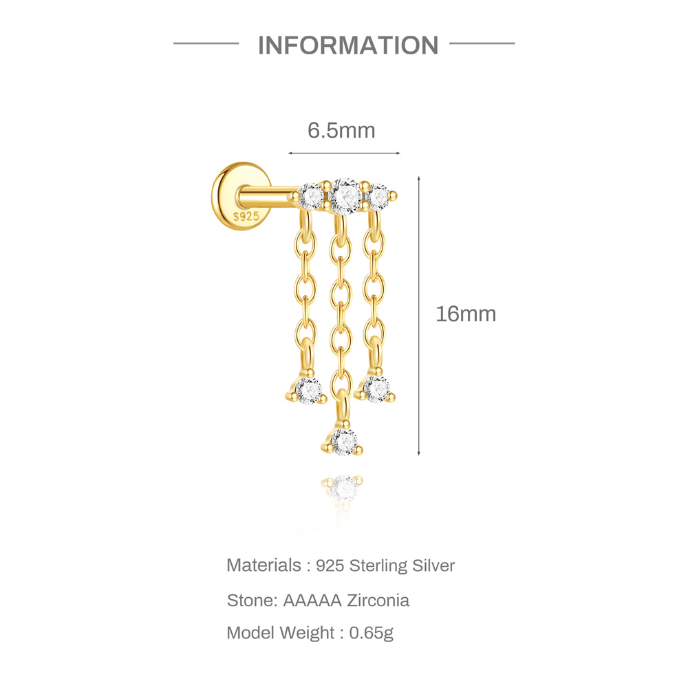 CANNER 1PC gland chaîne étoile - Body Jewelry Ear avis et prix