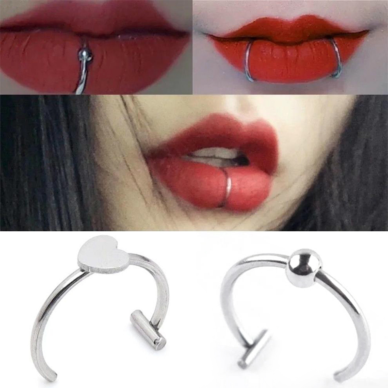 Faux anneau de nez en acier in - Body Jewelry And Earrings avis et prix