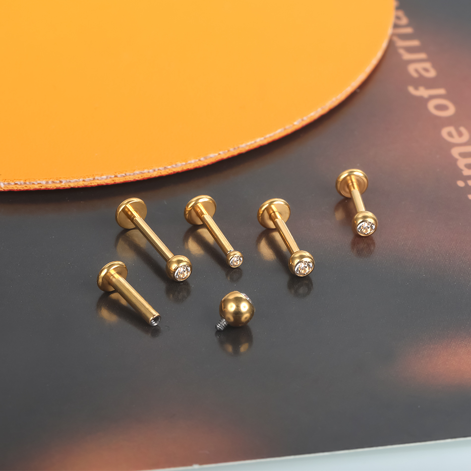 G23 titane Labret Piercing lèv - Body Jewelry Lip Ring avis et prix