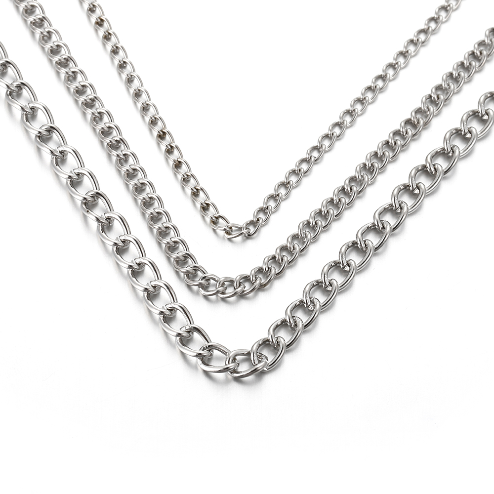 Chaîne fine ovale plate en mét - Body Chain Jewelry avis et prix