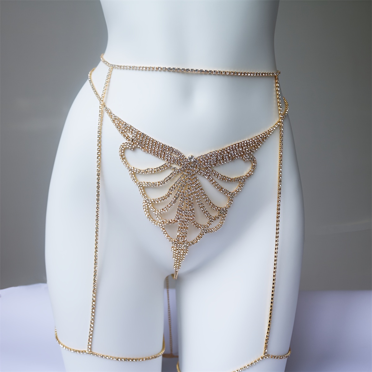 Chaîne de jambe de pantalon en - Body Chain Jewelry avis et prix