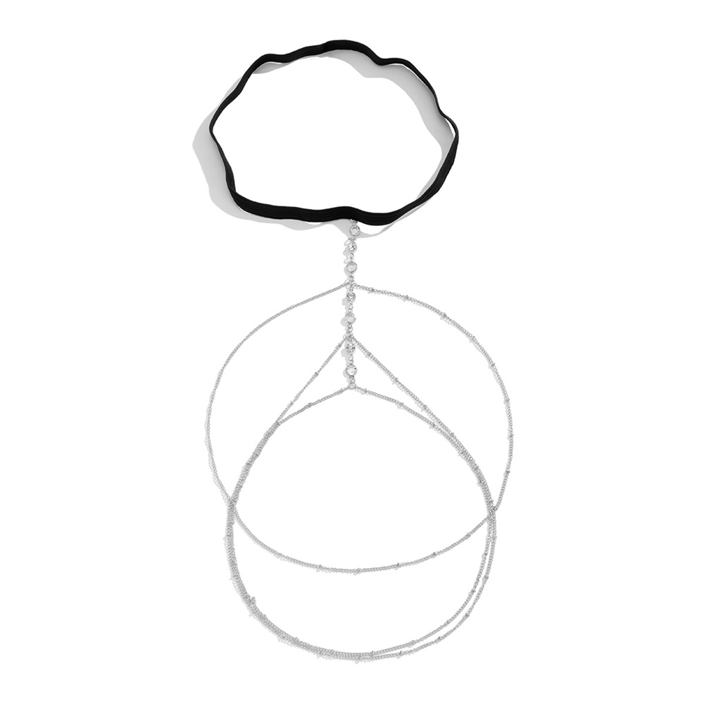 Chaîne de jambe élastique bohè - Body Chain Jewelry avis et prix