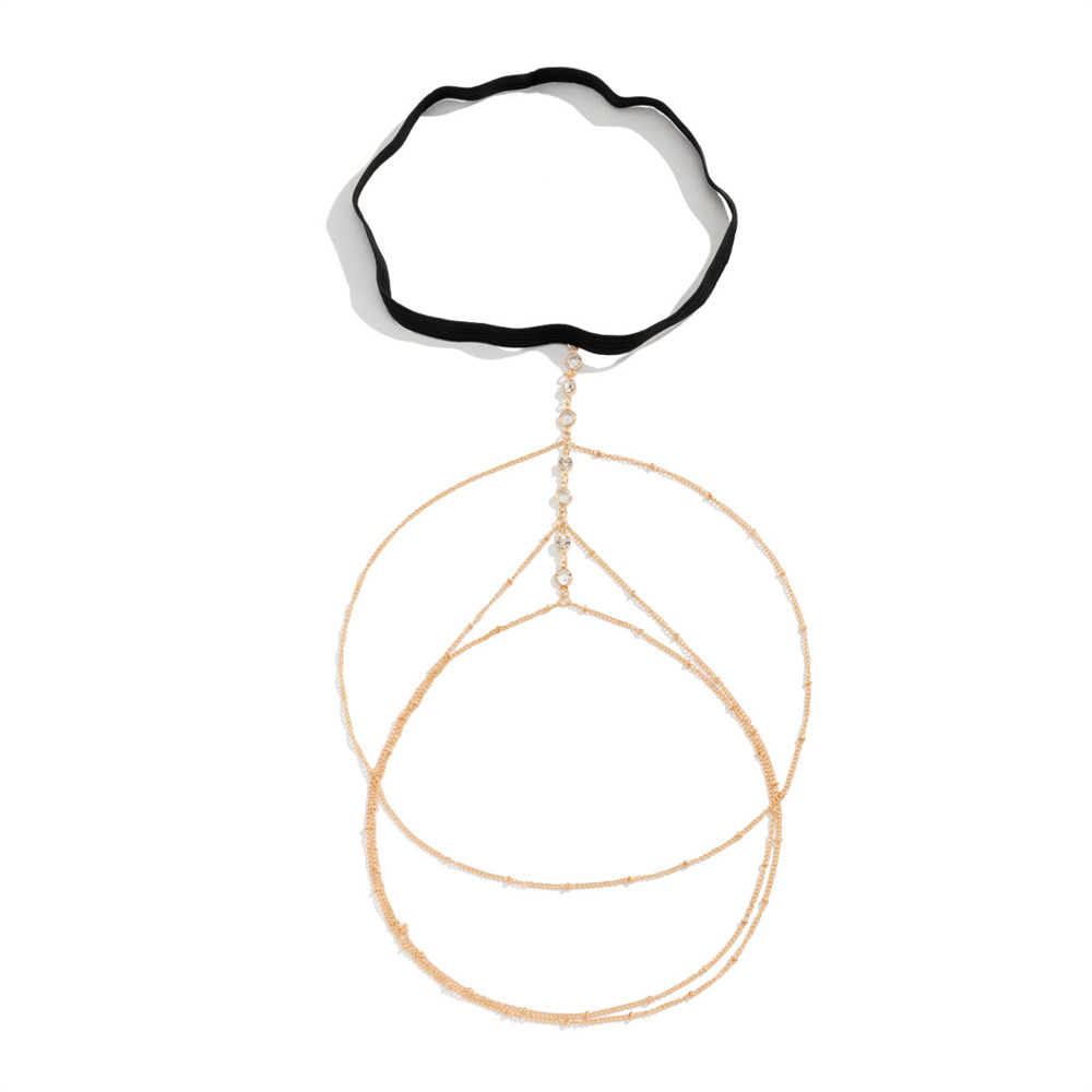 Chaîne de jambe élastique bohè - Body Chain Jewelry avis et prix