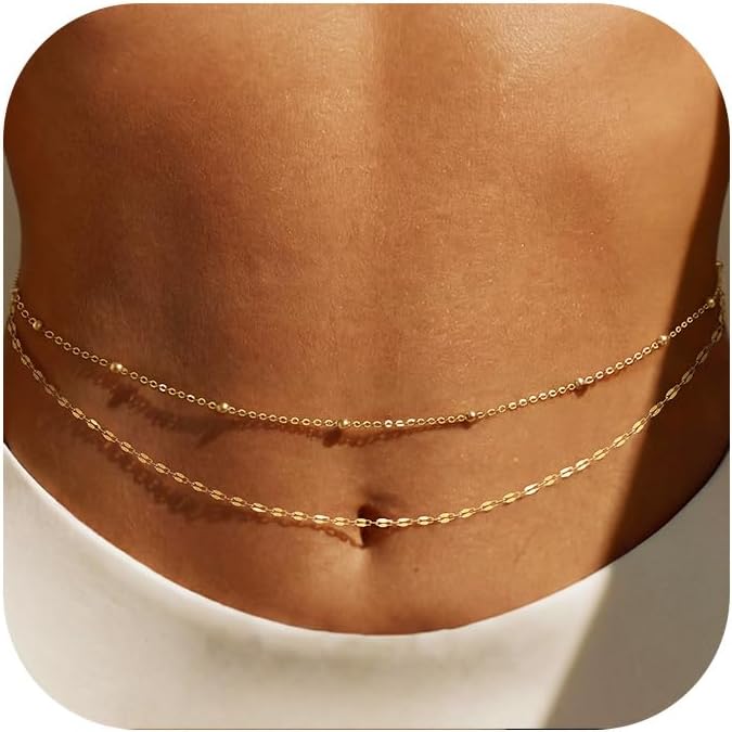 Chaîne de taille plaquée or 14 - Body Chain Jewelry avis et prix
